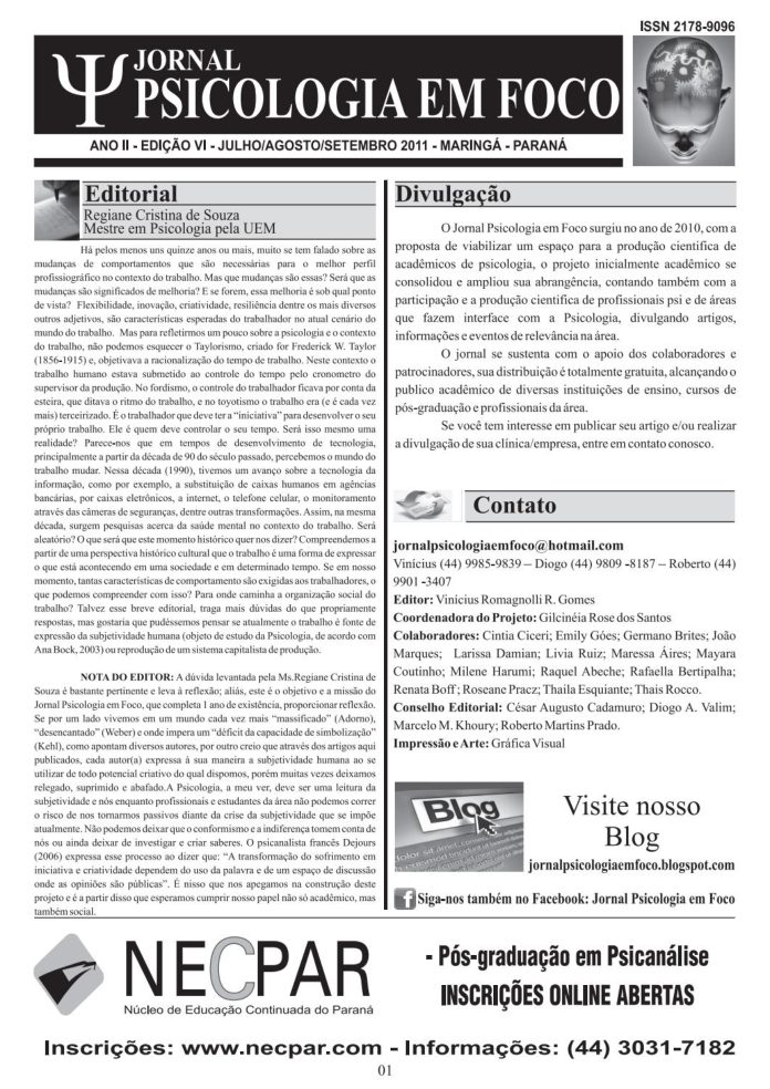 Capa da edição 6