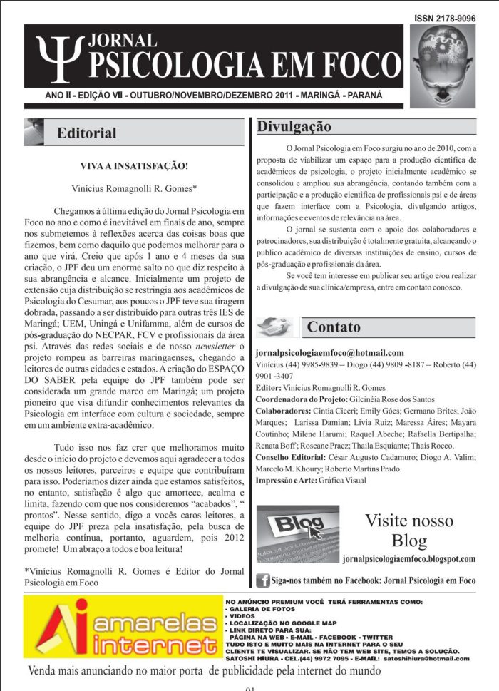 Capa da edição 7