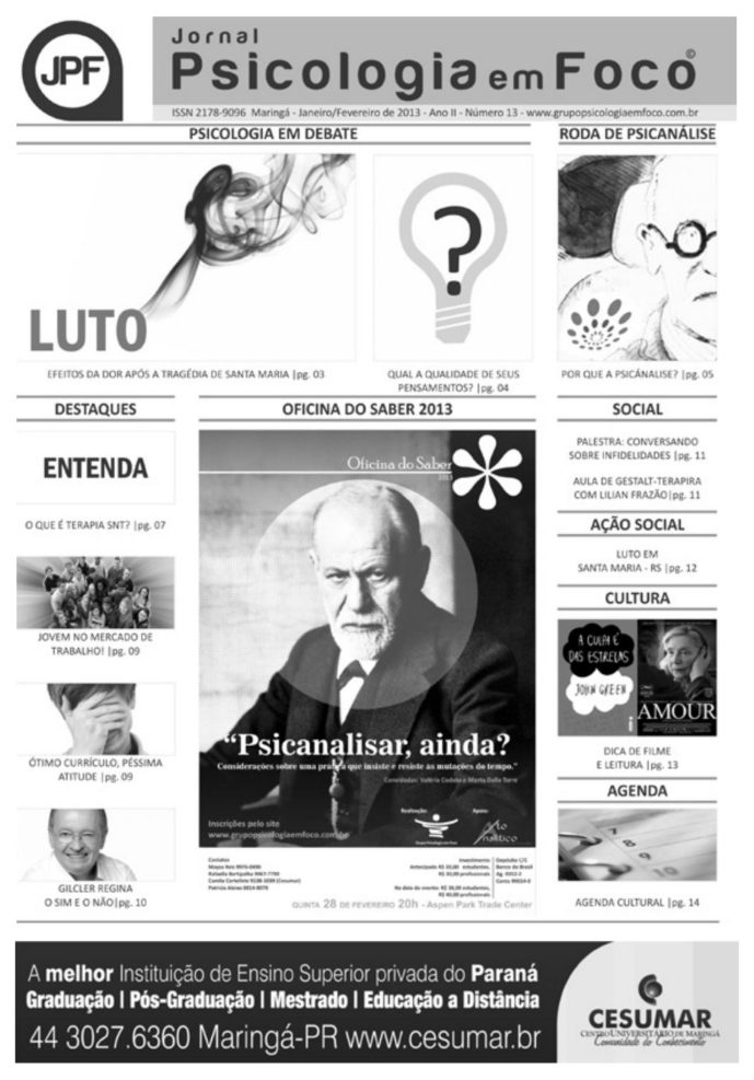 Capa da edição 13